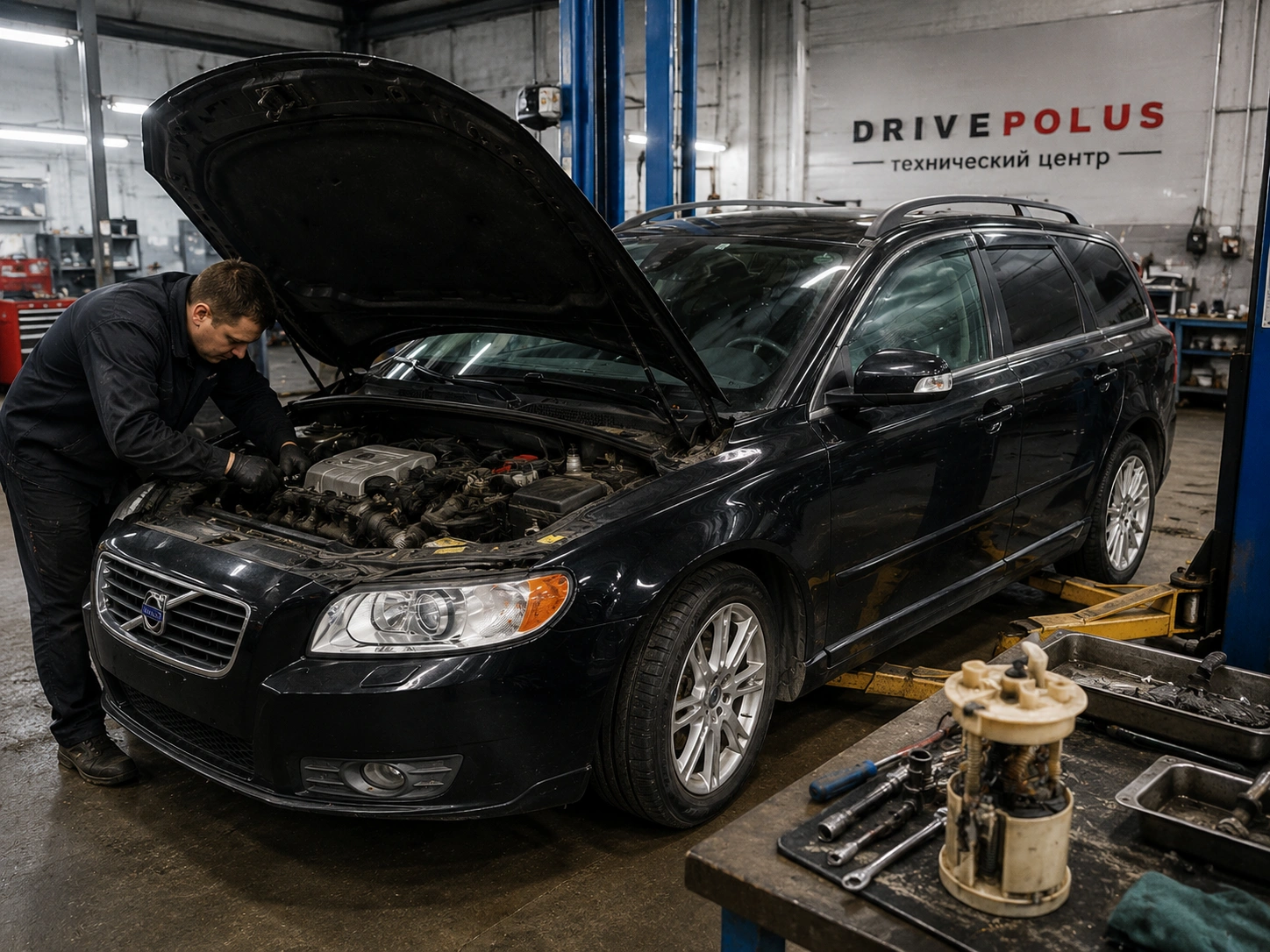 Замена топливной форсунки Volvo V50 (2012) в Кобрине | ДрайвПолюс